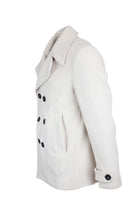 Giacca Peacoat doppiopetto in lana. 