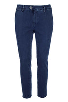 Pantalone chino tasche america in denim 