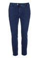 Denim chino trousers with American pockets