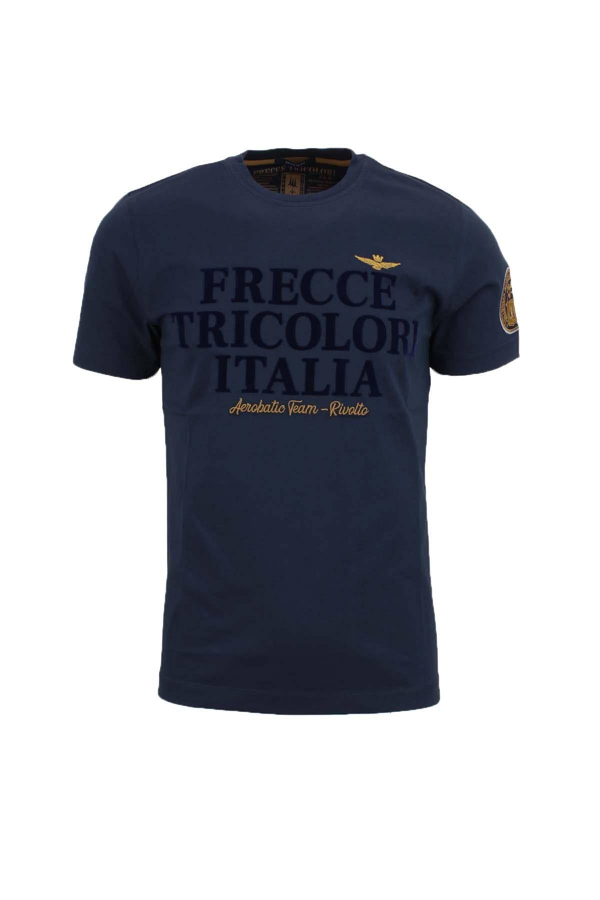 T-shirt con stampa flock Frecce Tricolori Italia 
