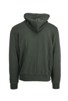 felpa cardigan zip con cappuccio 