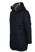 Parka con cappuccio e vera pelliccia 