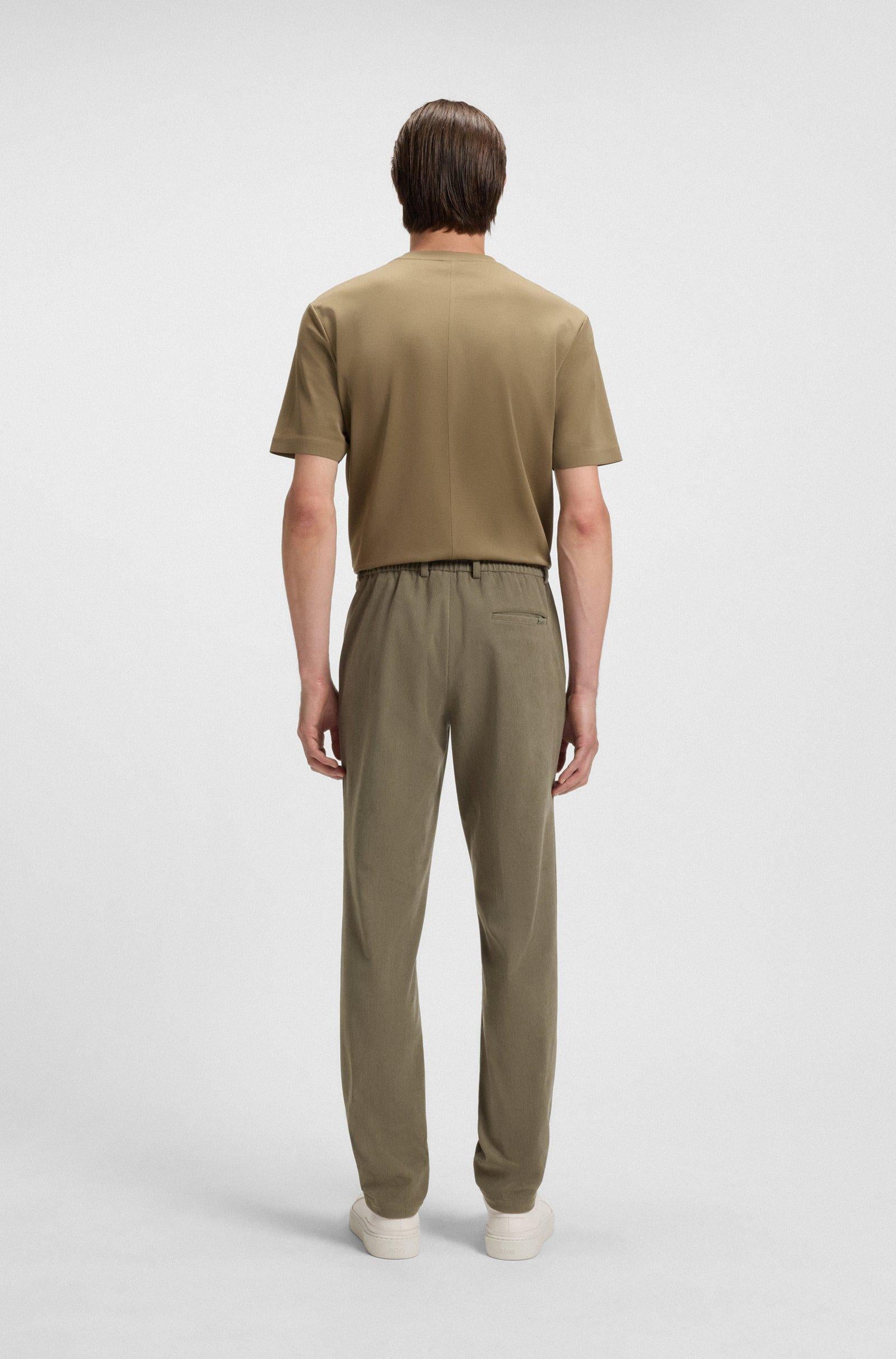 Pantalone tasche america in velluto 1000 righe 