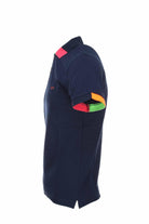 Polo mezza manica piquet bordi fluo 
