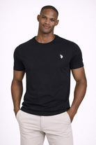 T-Shirt Uomo Cotone con logo ricamato 
