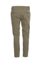 Pantalone chino in raso di cotone stretch 