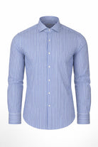 Camicia Uomo a Righe in Cotone Stretch 
