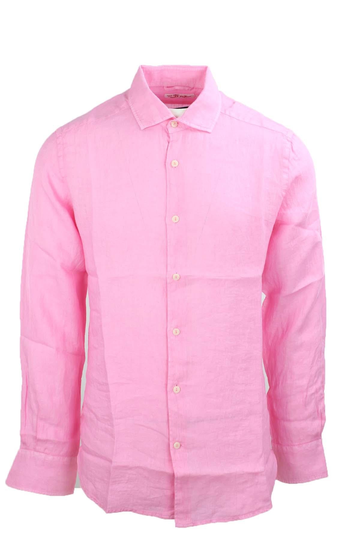 Camicia in lino manica lunga Pamplona Saint Barth MC2 