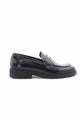 Rubber-soled college moccasins