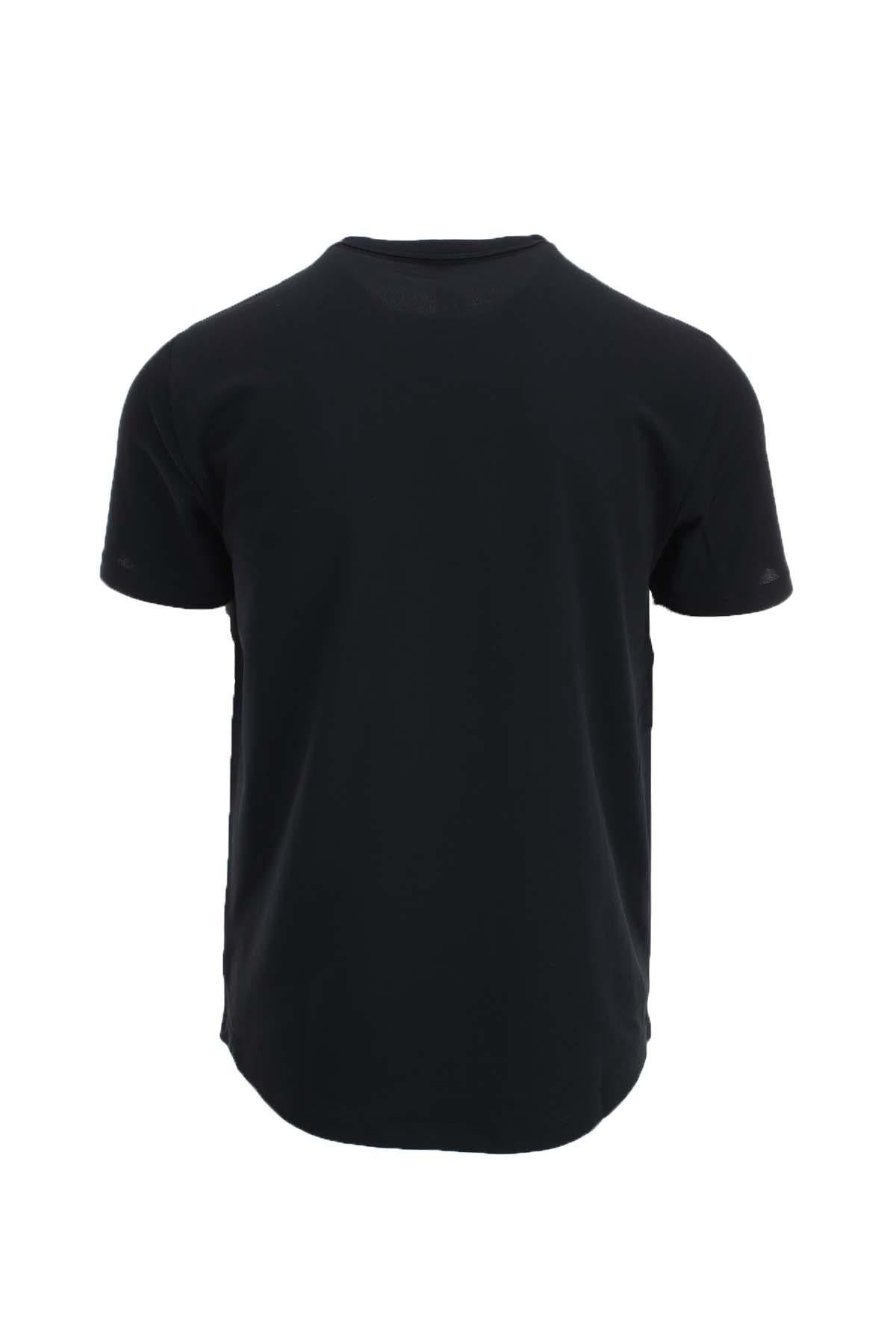 T-Shirt in cotone piquet dettagli fluo 