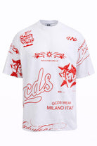 T-Shirt hall over history Grafica Rossa 