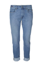 Jeans denim 5 tasche zip 