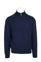 Maglia pullover lupo zip in lana. 