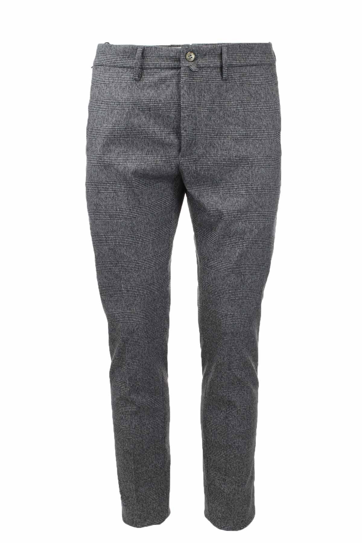 Pantalone classico quadri 