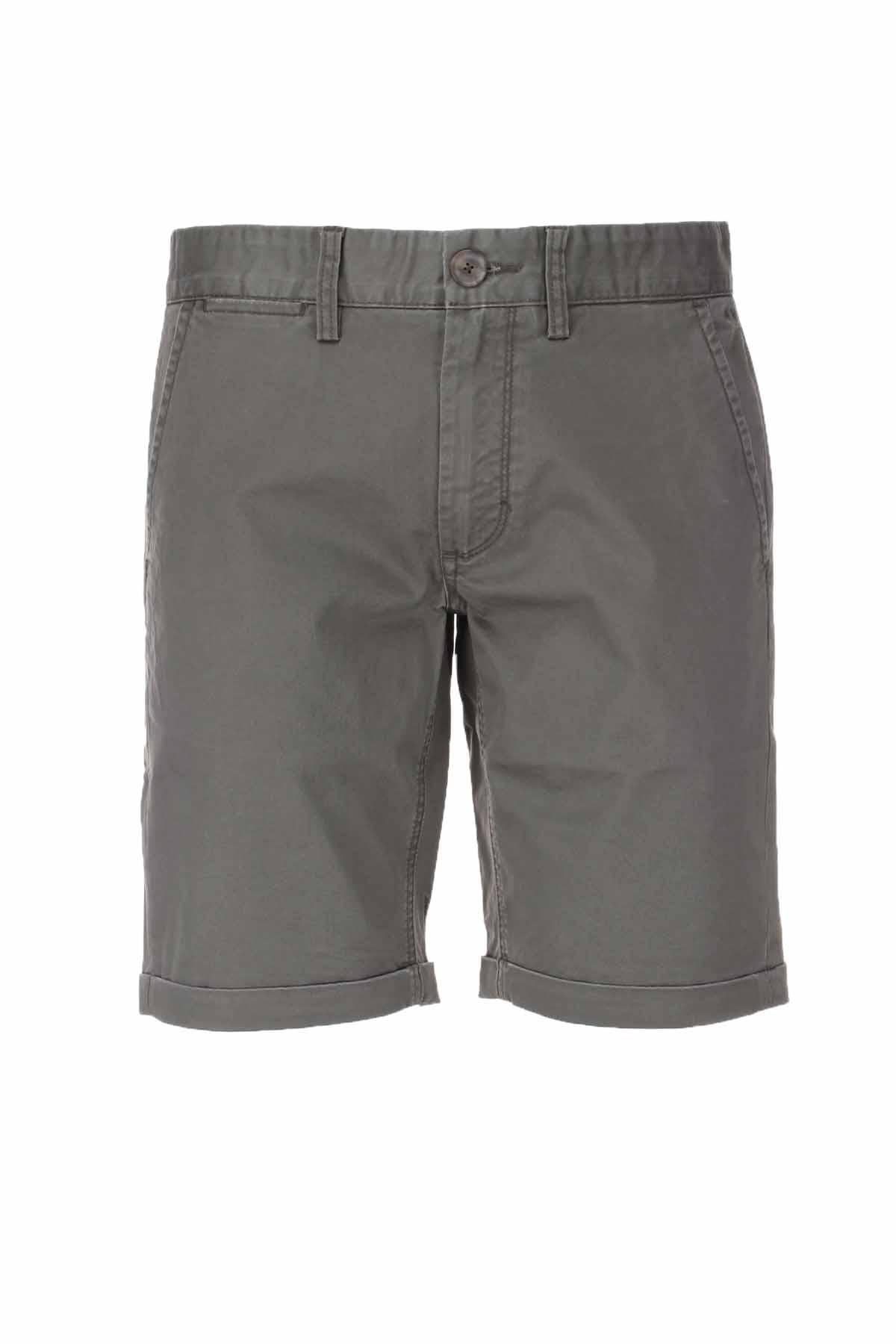 Pantalone bermuda cotone stretch 