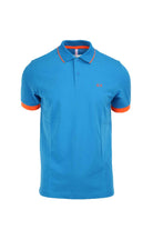 Polo mezza manica con profili fluo 