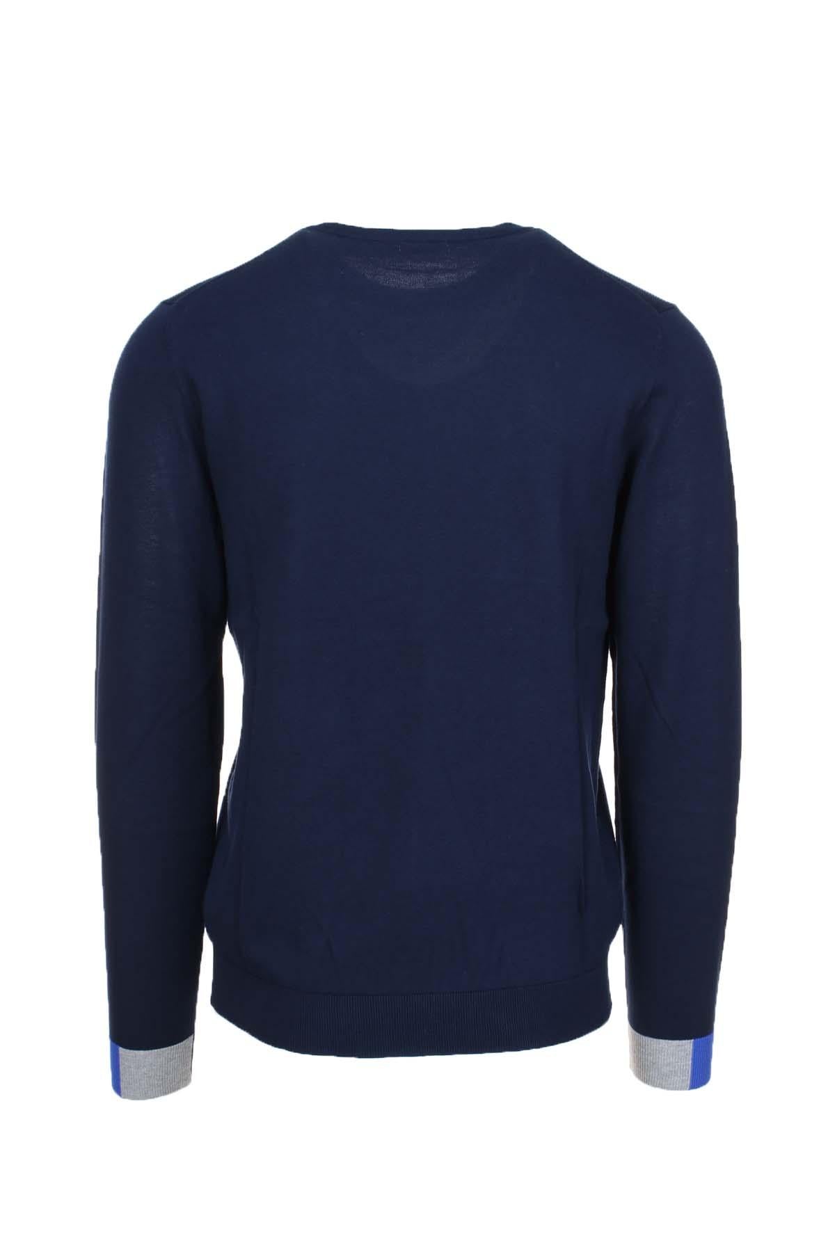 Maglia girocollo in filo di cotone 