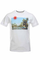 T-shirt mezza manica stampa e ricamo 
