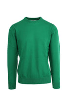 Maglia girocollo uomo in lana unito 