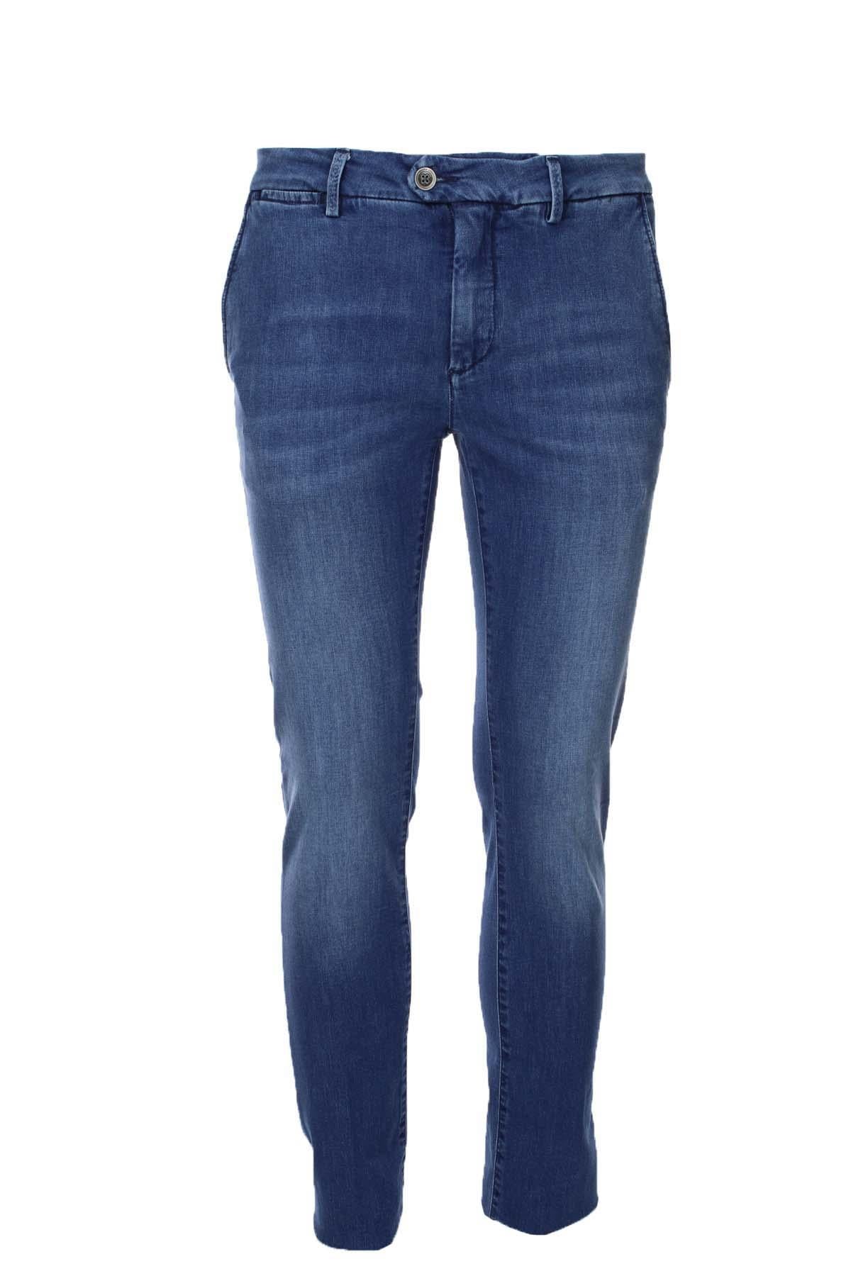Pantalone chino in denim 