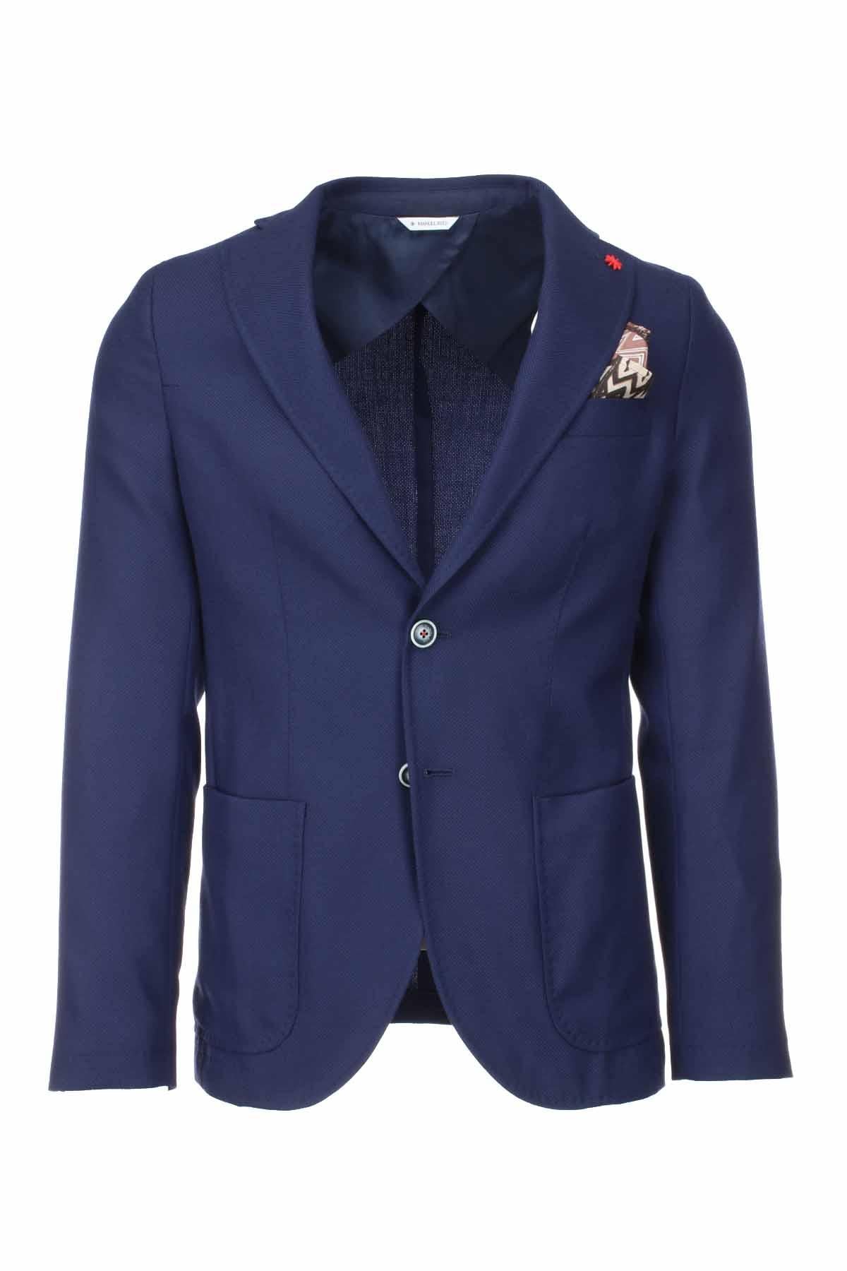 Giacca blazer sfoderata microperato 
