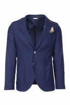 Giacca blazer sfoderata microperato 