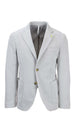 Giacca monopetto in tessuto stretch