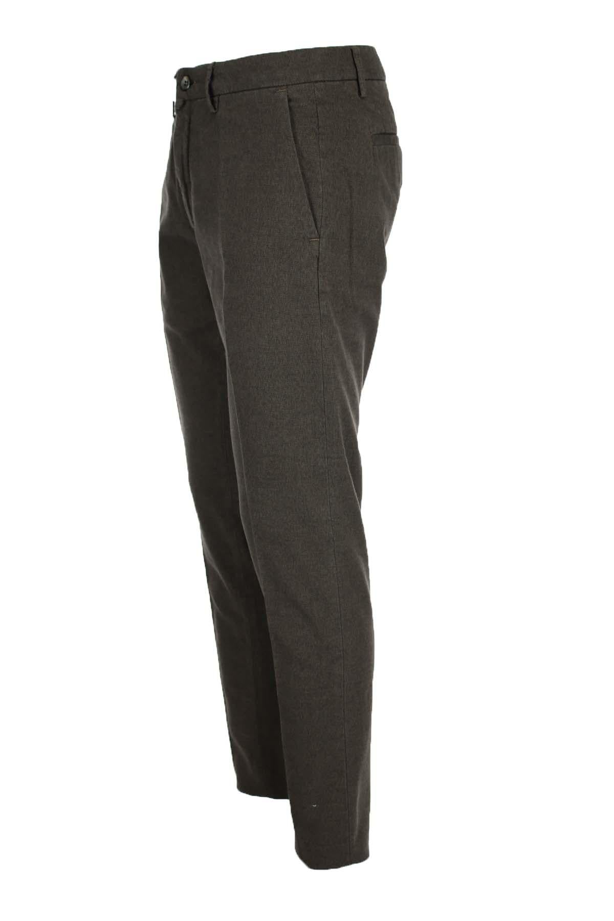 Pantalone in misto cotone stretch 