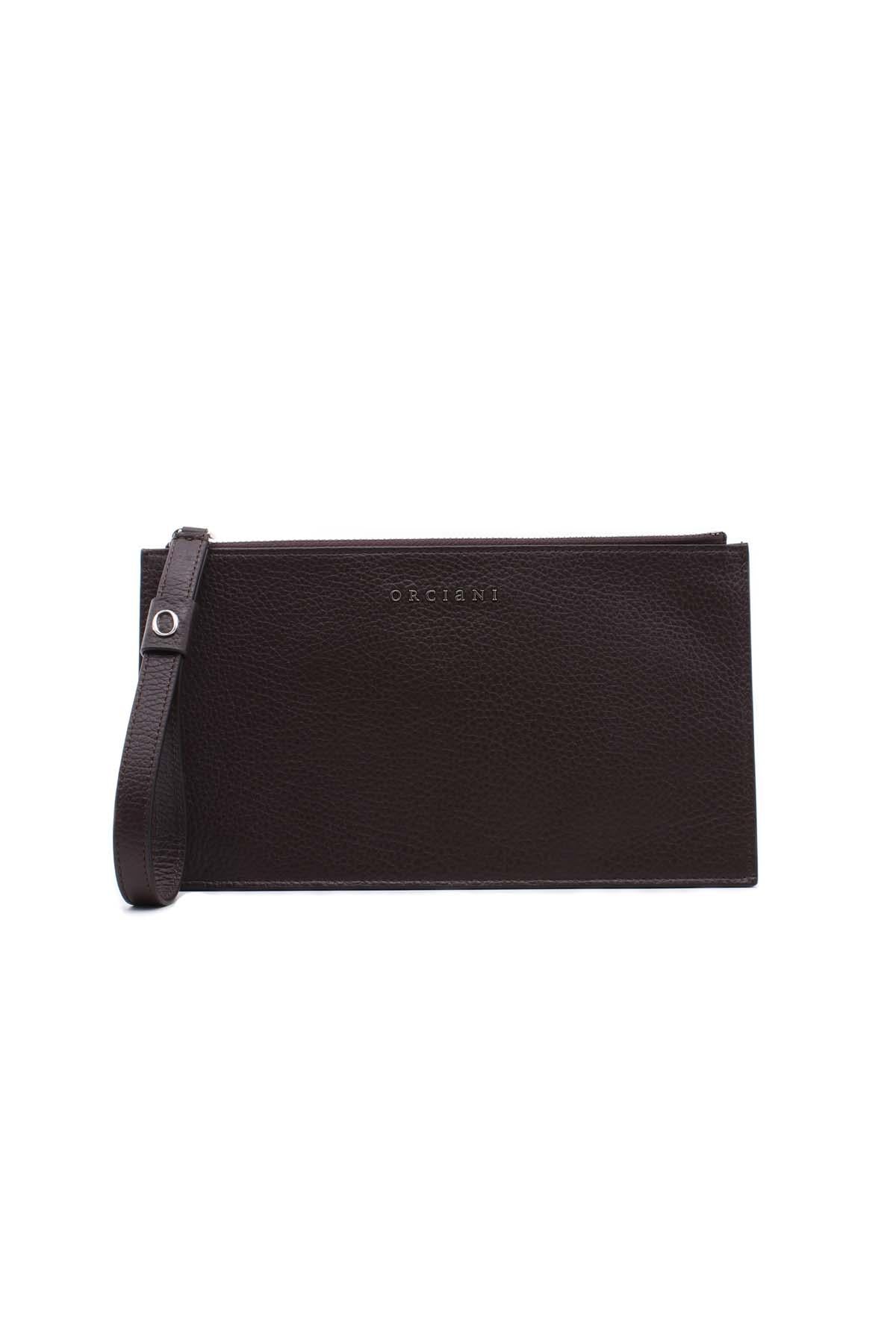 Pochette busta con polsiera in pelle micron 