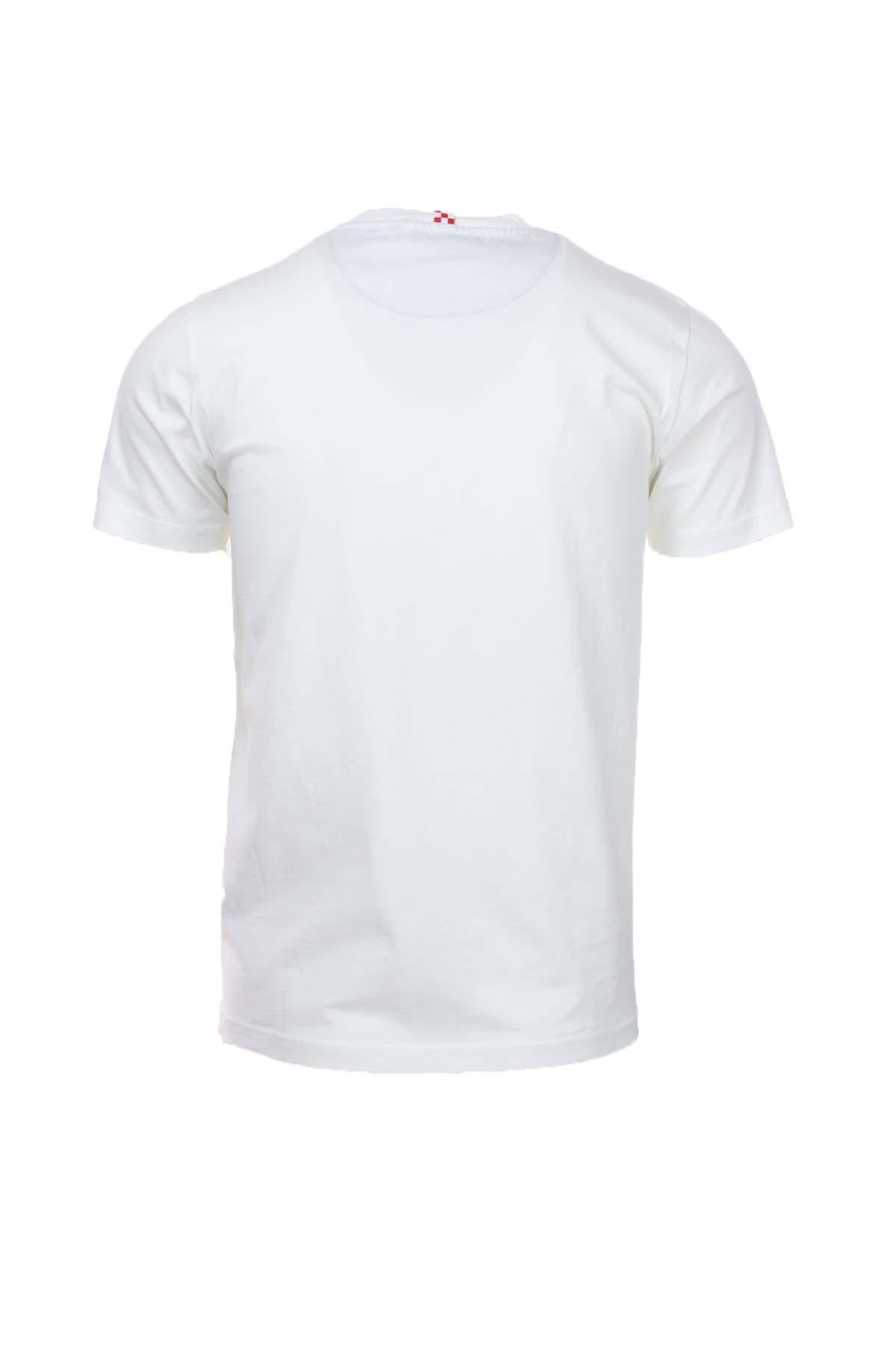 T-shirt mezza manica con taschino papere 