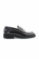 Rubber-soled college moccasins