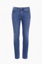 Jeans Uomo 5 Tasche Denim Stretch 