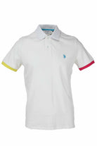 Polo mezza manica profili multicolor 