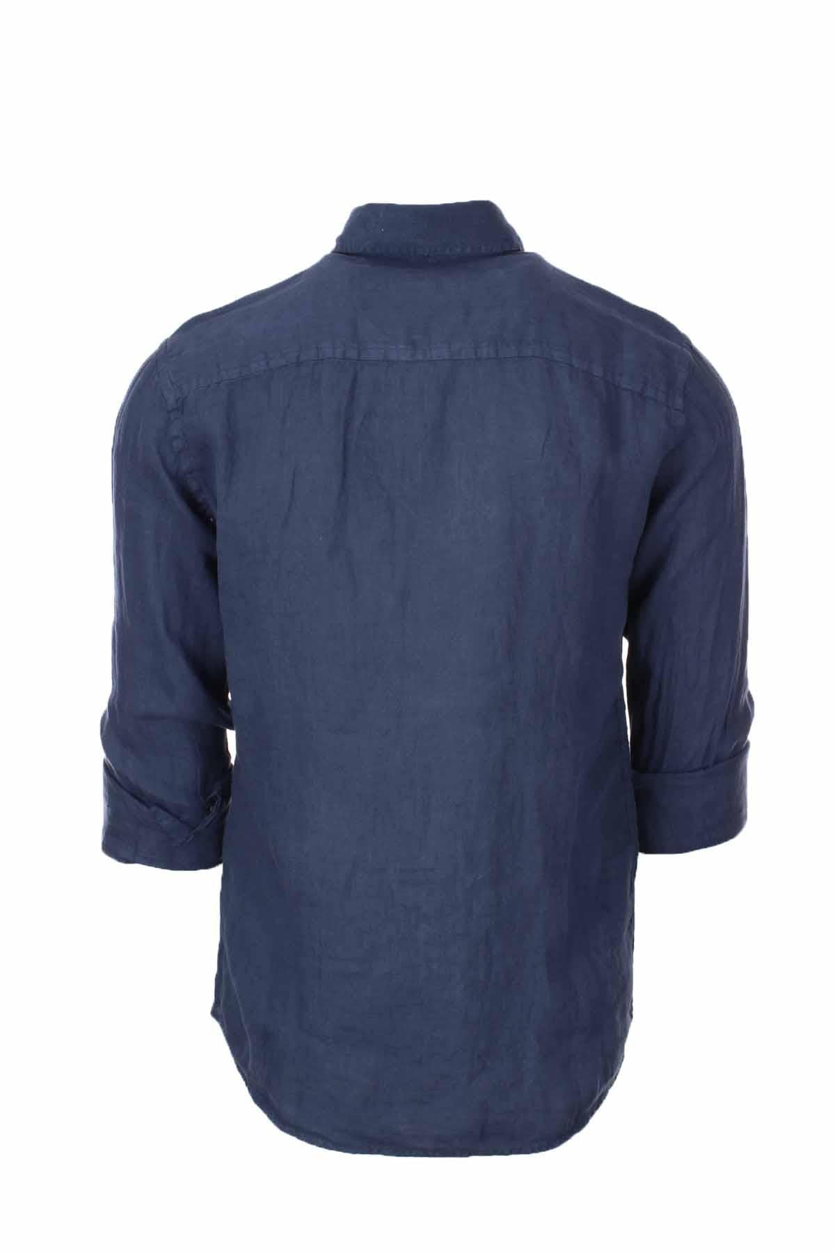 Camicia in lino manica lunga 