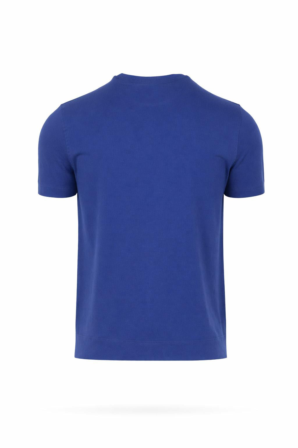 T-shirt uomo in cotone piquet con logo 