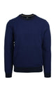 Maglia girocollo in lana e cotone.