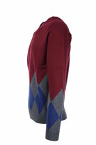Pullover girocollo rombi 