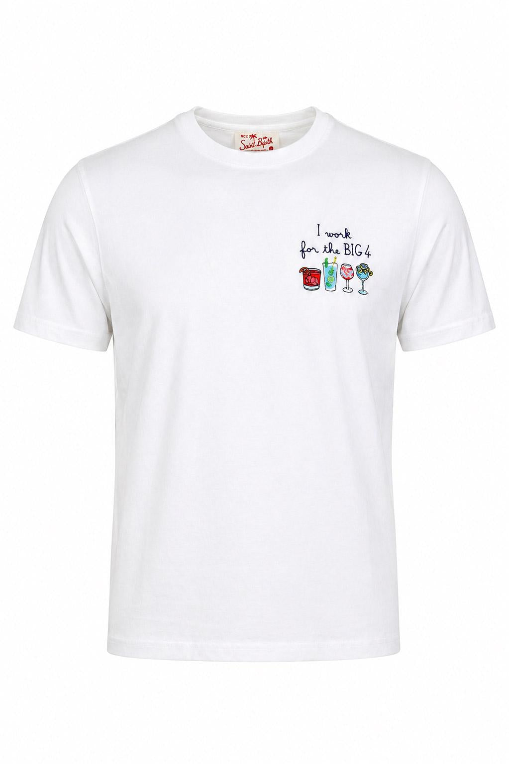 Tshirt Uomo in Cotone i work for the big 4 