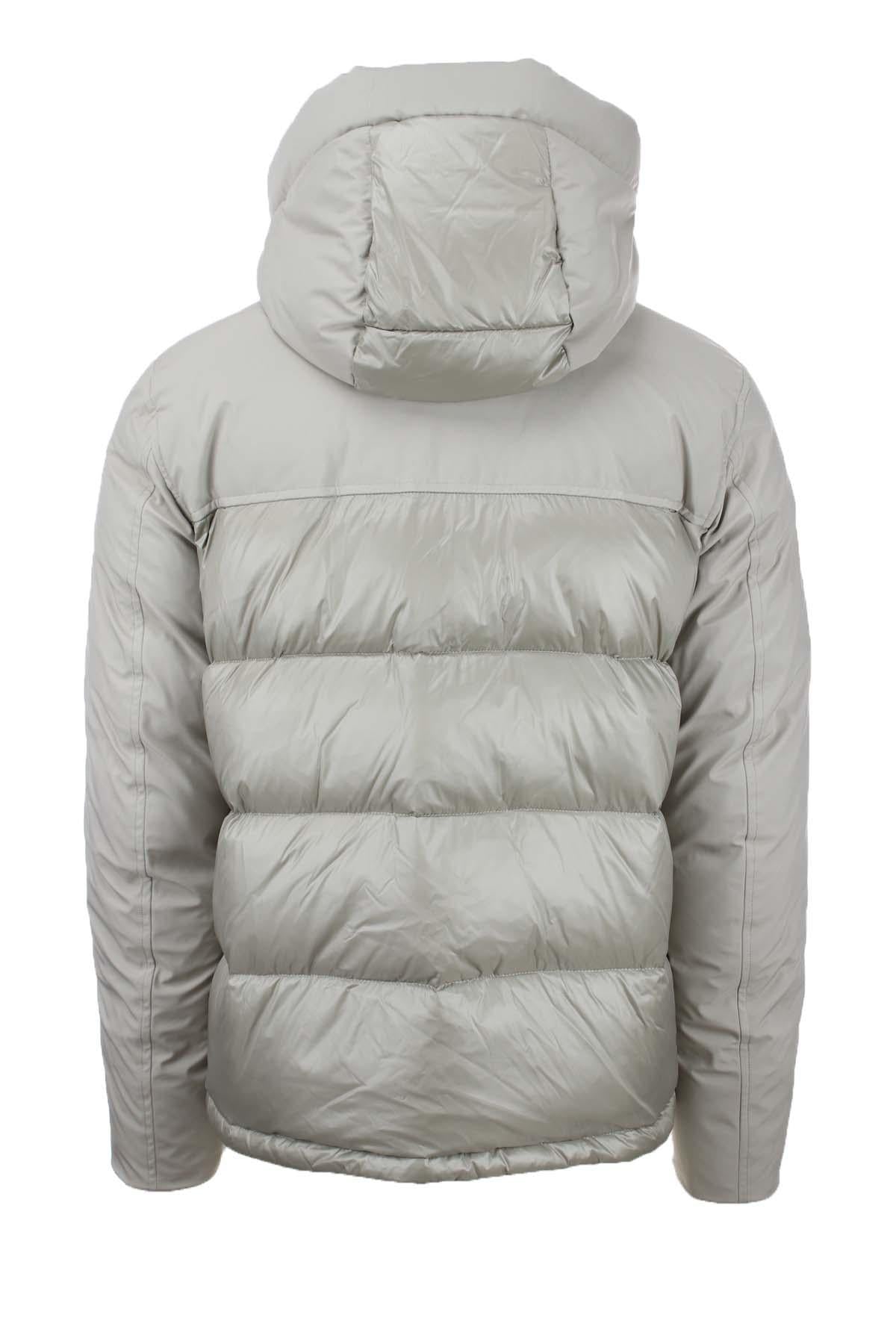 Piumino con cappuccio bitessuto BROOK 