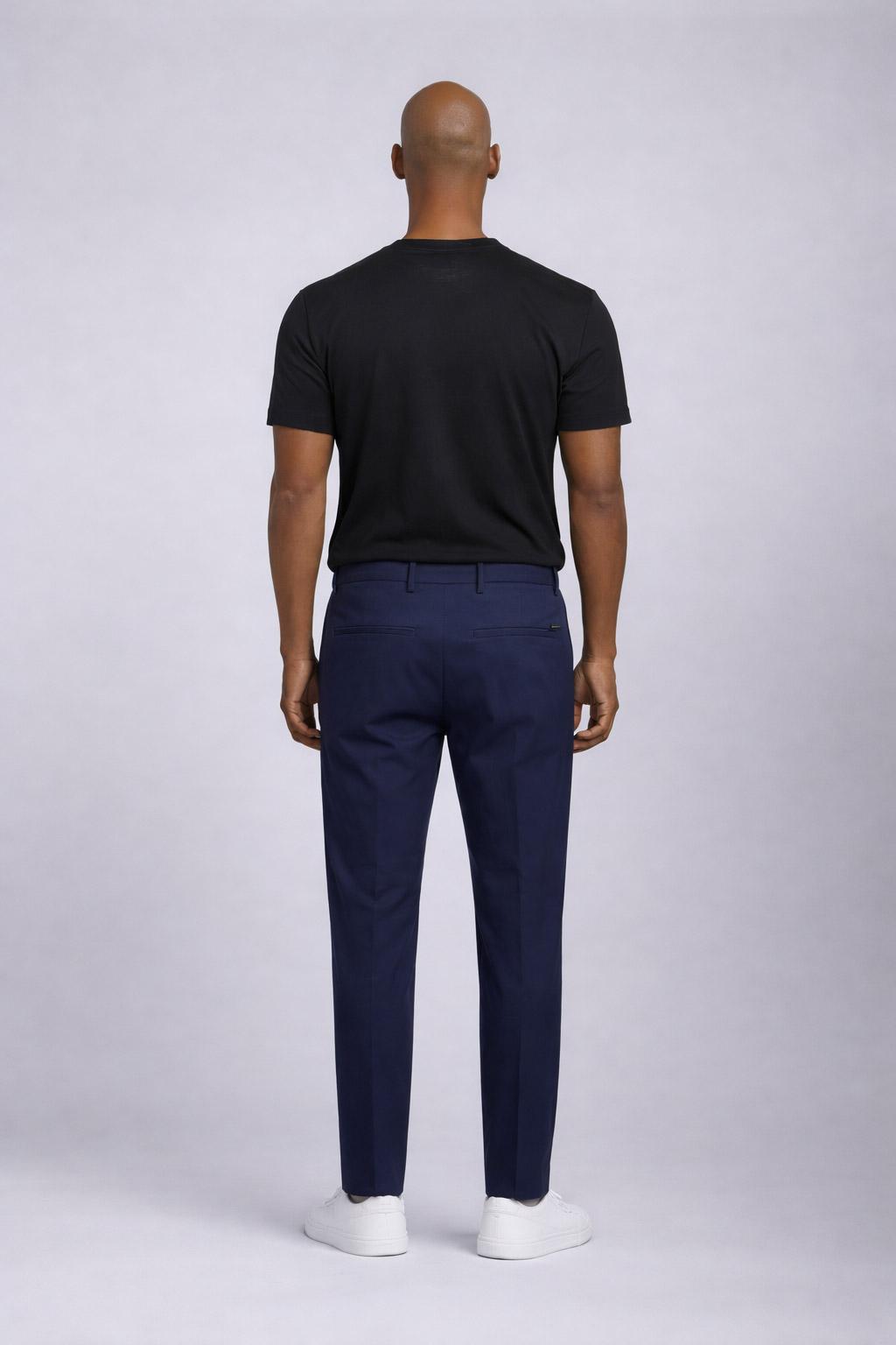Pantalone Uomo Tasche America in Tessuto Tecnico Stretch 