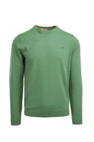 Maglia pullover girocollo in filo di cotone 