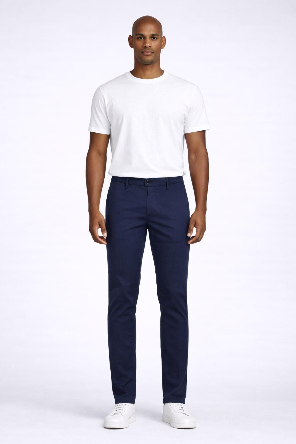 Pantalone chino in cotone stretch 