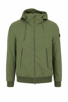 Giubbino Uomo Nylon Stretch Cappuccio 