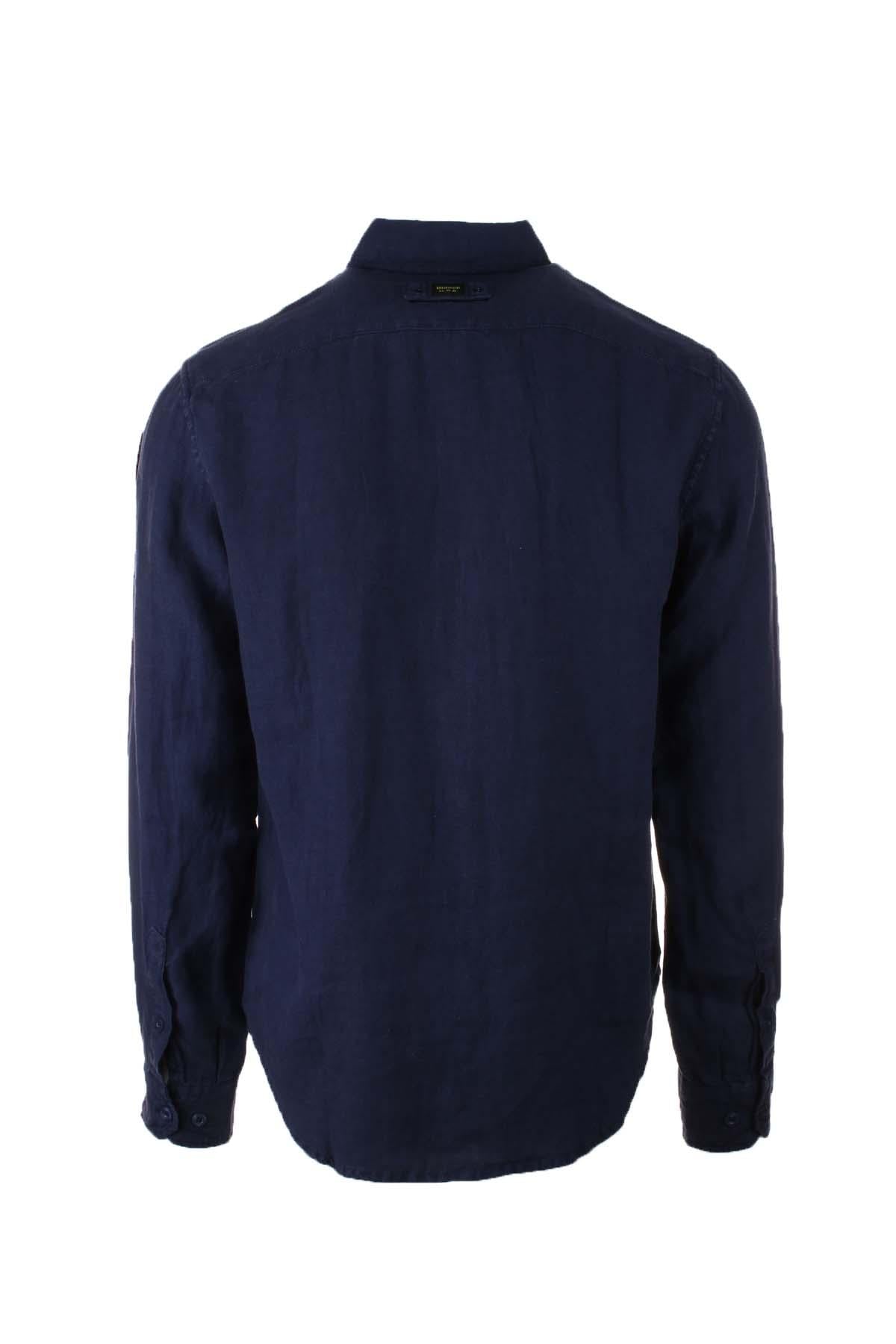 Camicia in lino manica lunga 