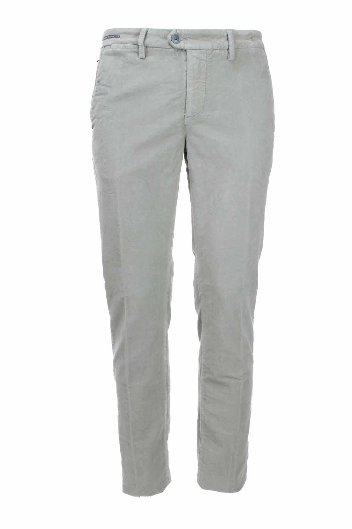 Pantalone chino velluto diagonale stretch 