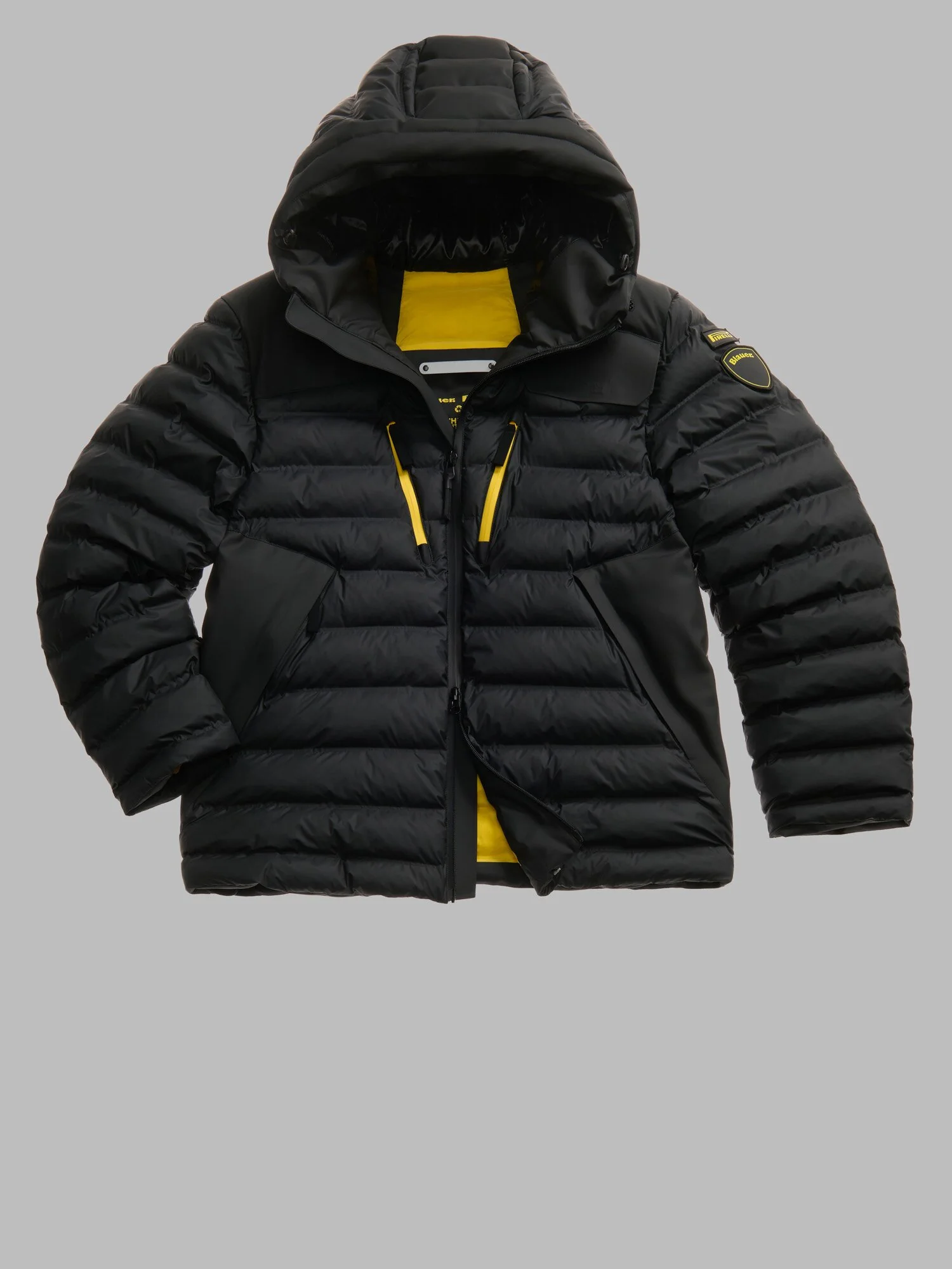Piumino con cappuccio BLAUER X PIRELLI 