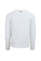 Felpa girocollo in cotone con logo 