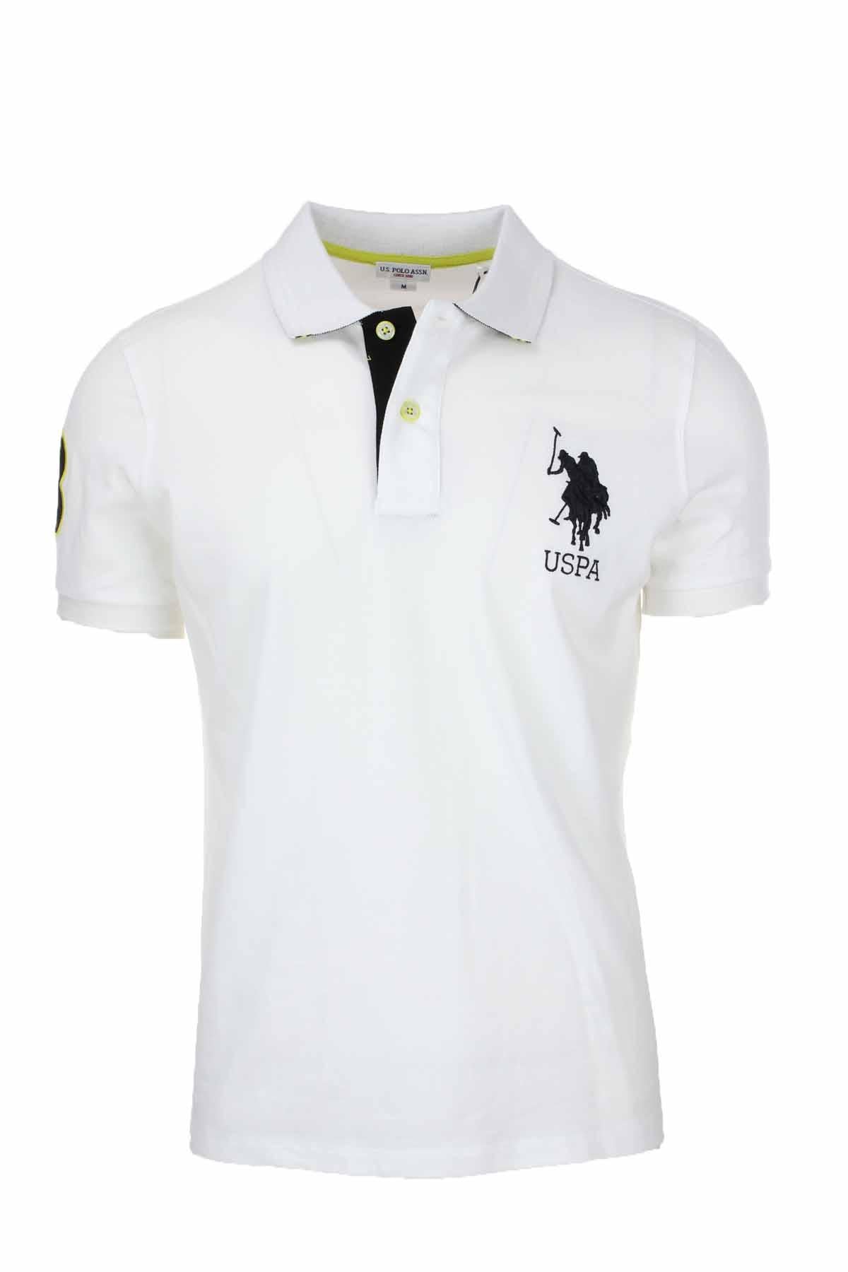 Polo mezza manica piquet maxi logo 