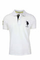 Polo mezza manica piquet maxi logo