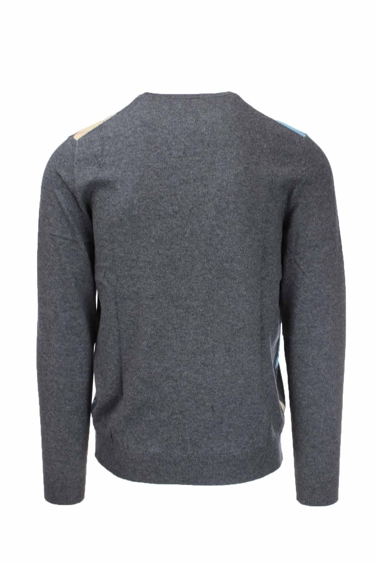 Pullover girocollo rombi 